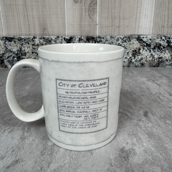 Starbucks Architectural Series  Cleveland City Scape Coffee Mug Collector 2007 - Picture 3 of 8